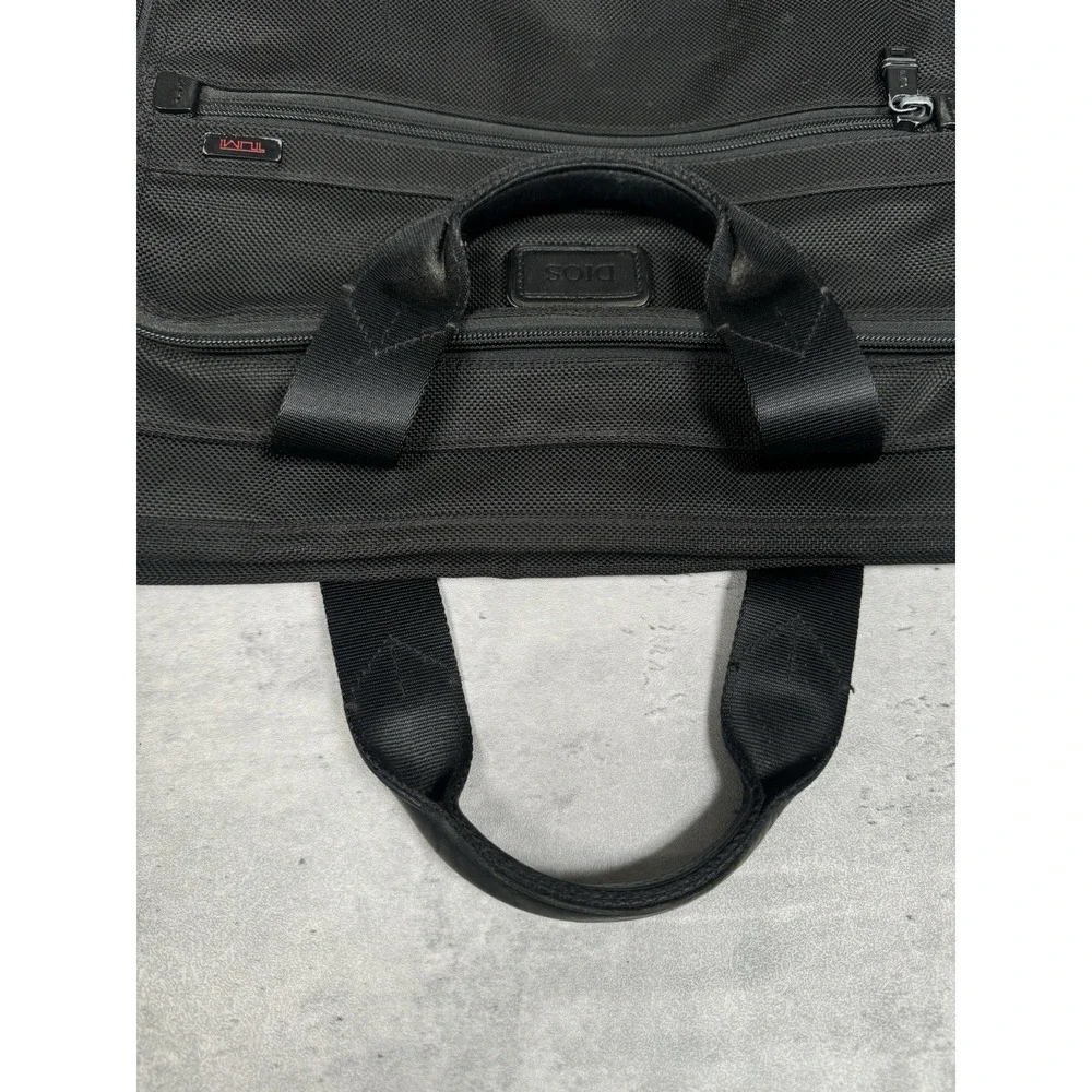 TUMI Business T-Pass Laptop Briefcase Black Ballistic Nylon - 15.5x12.5